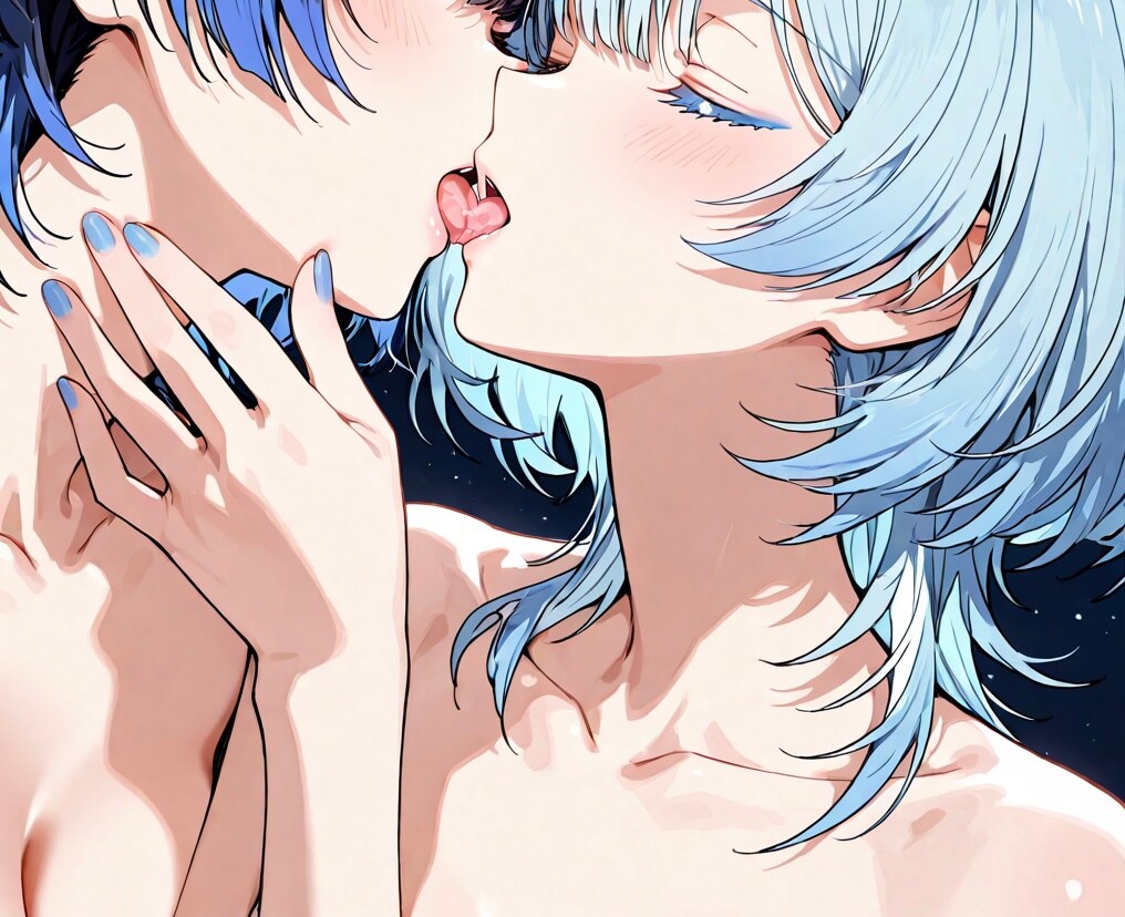 舌ハート
