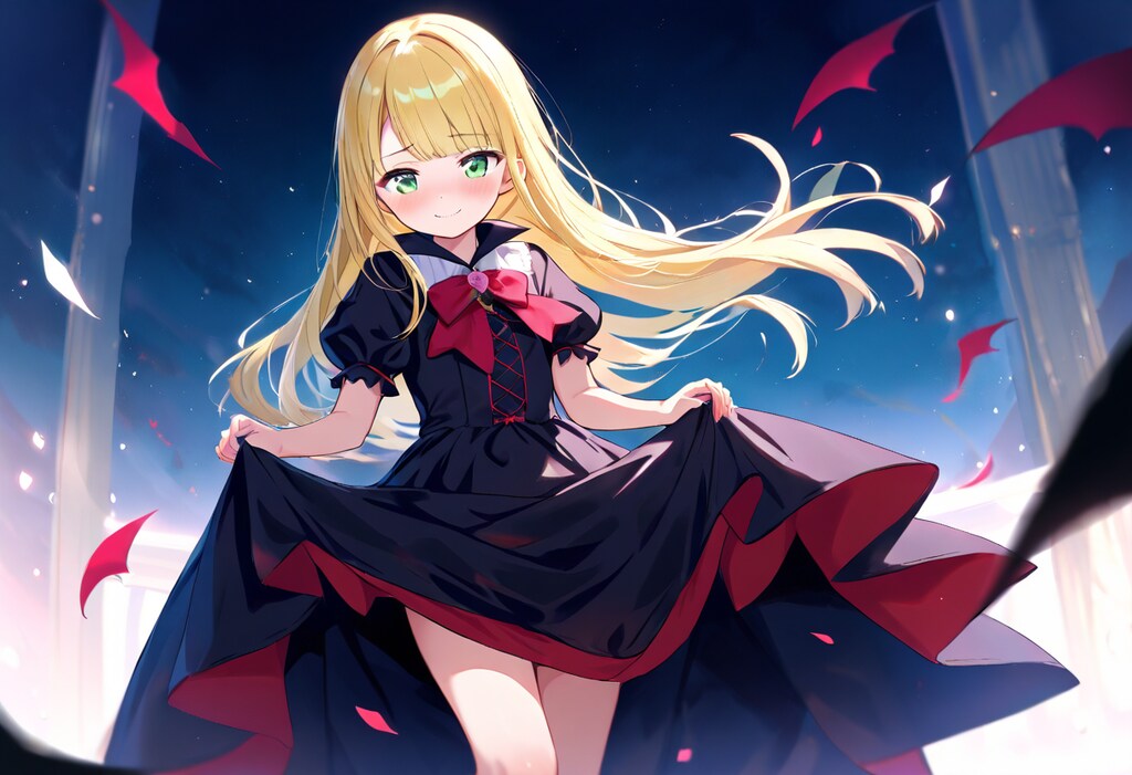 姫カットちゃんのファッションショー 001