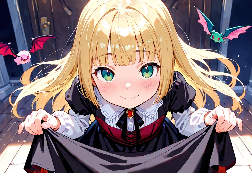 姫カットちゃんのファッションショー 001