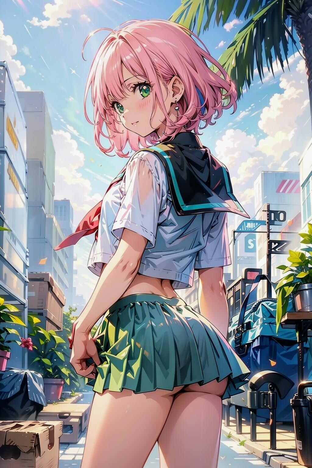 ピンク髪ボブカットお姉やん🩷20