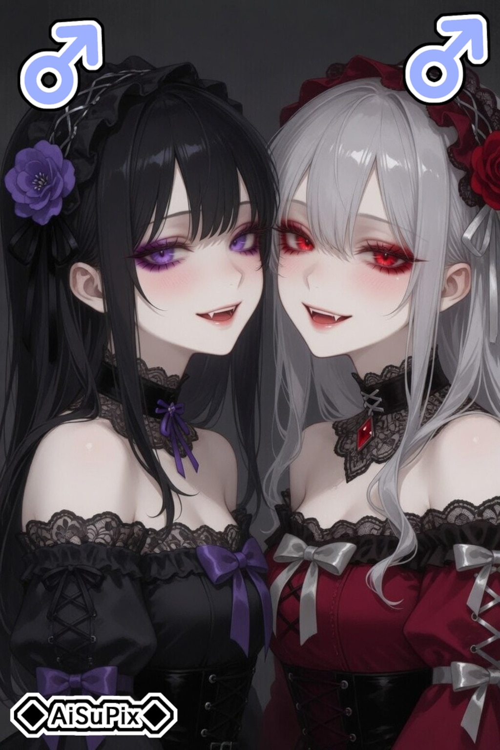 💙AiSuPix／可愛いゴスロリちゃん達💙