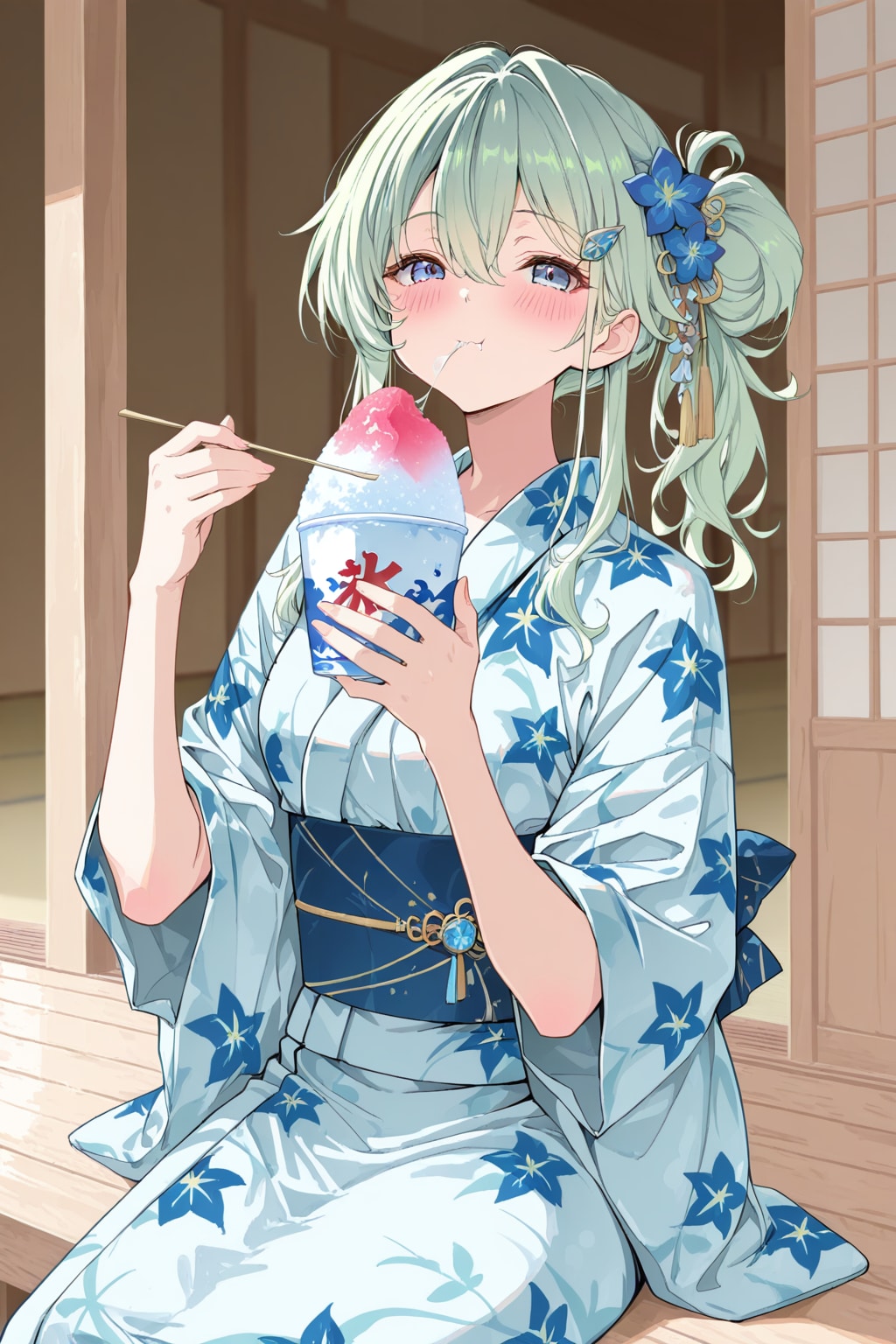 もぐもぐ