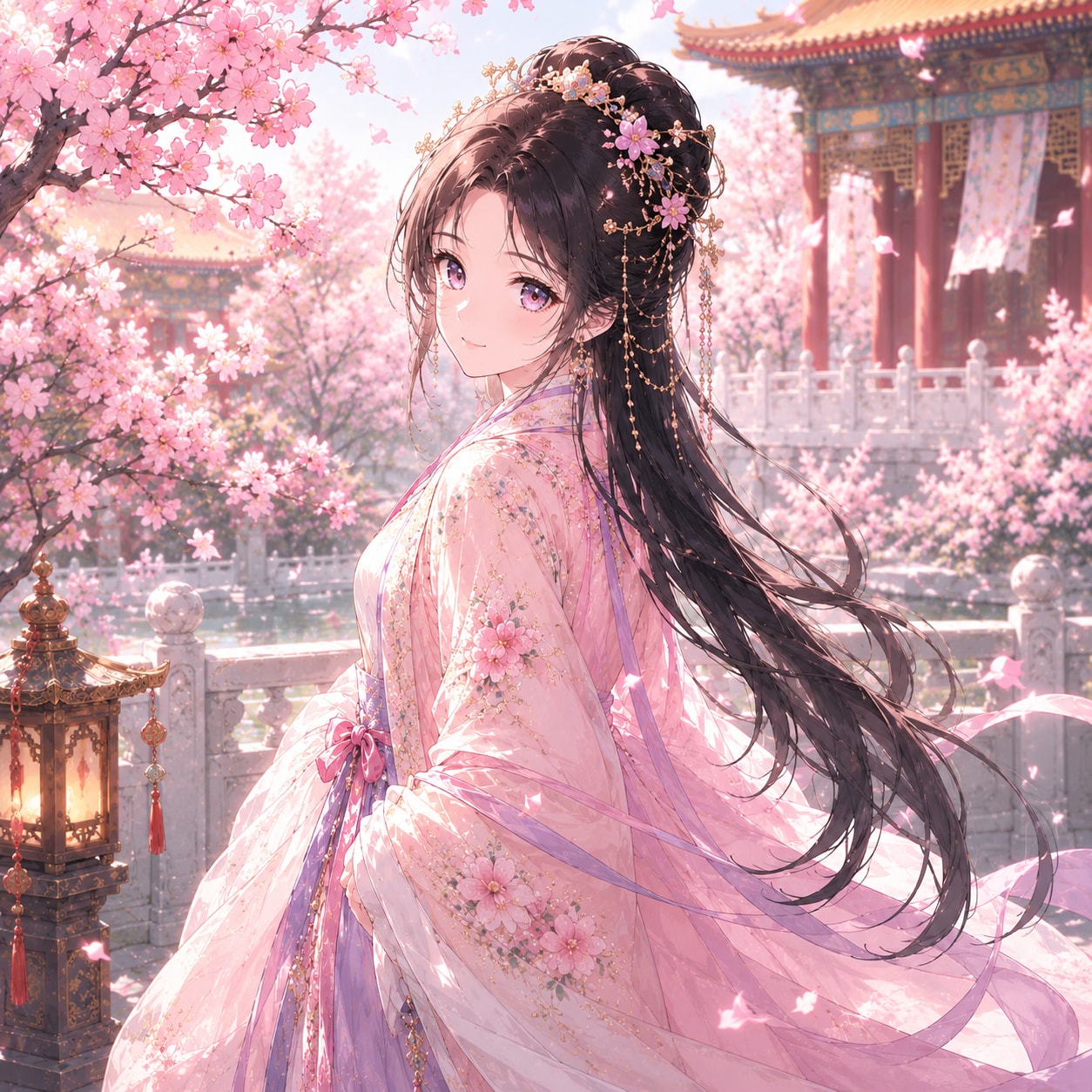明王朝の宮女風