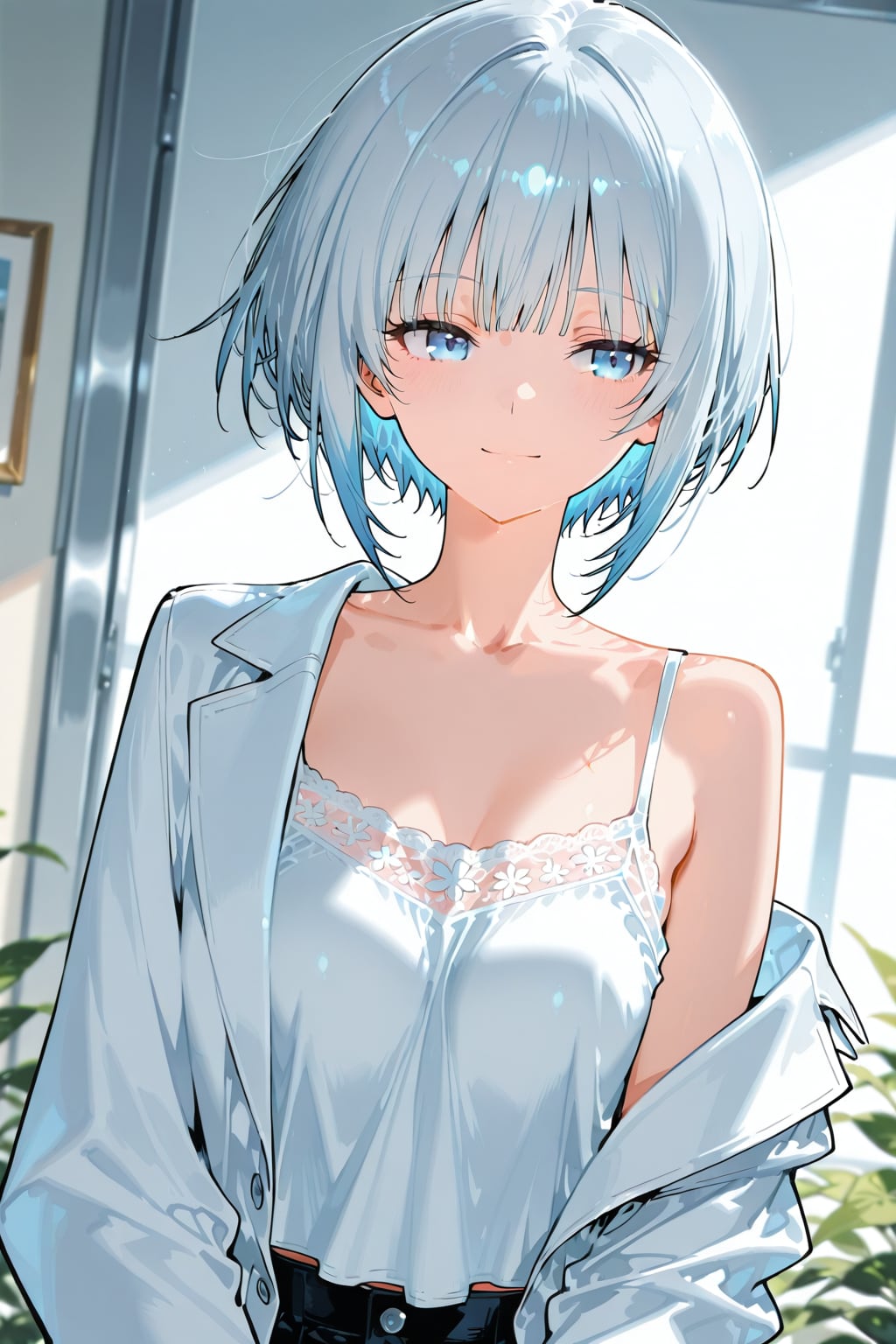 白衣に宿る静かな光