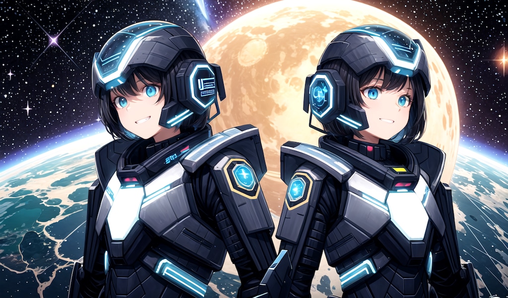 フロストでスペース双子！