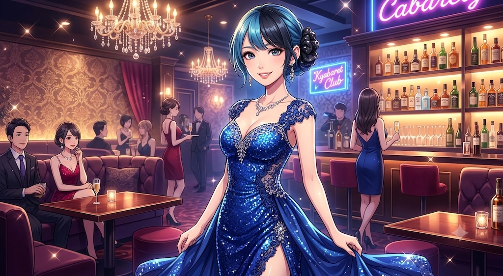 夜の華やかなお店