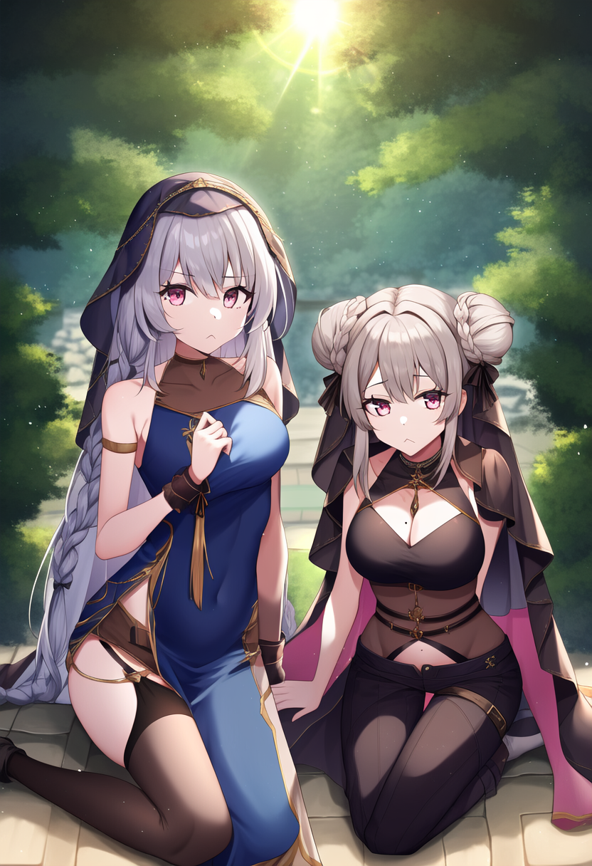 ふたり | の人気AIイラスト・グラビア