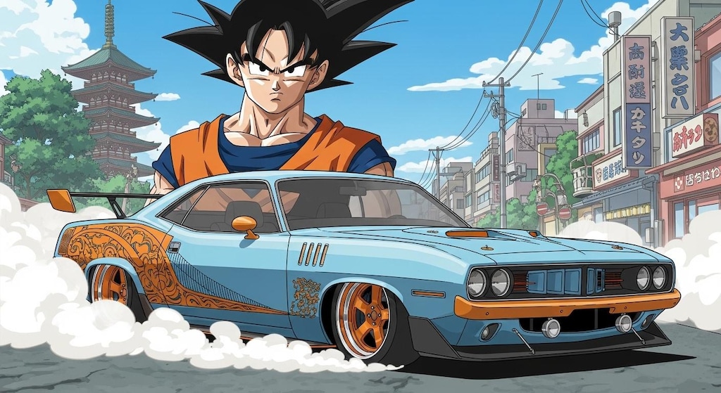 孫悟空とプリマスクーダ