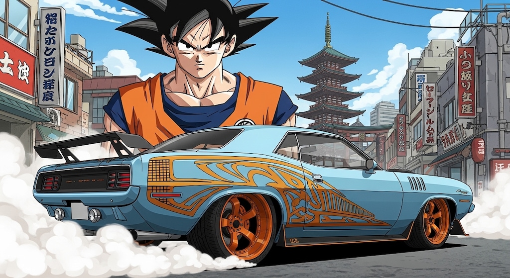 孫悟空とプリマスクーダ