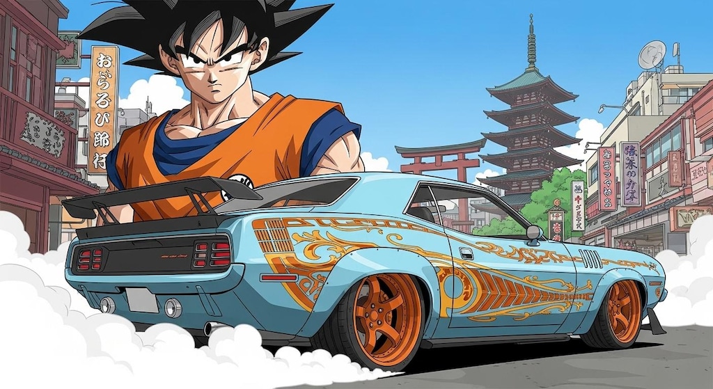 孫悟空とプリマスクーダ