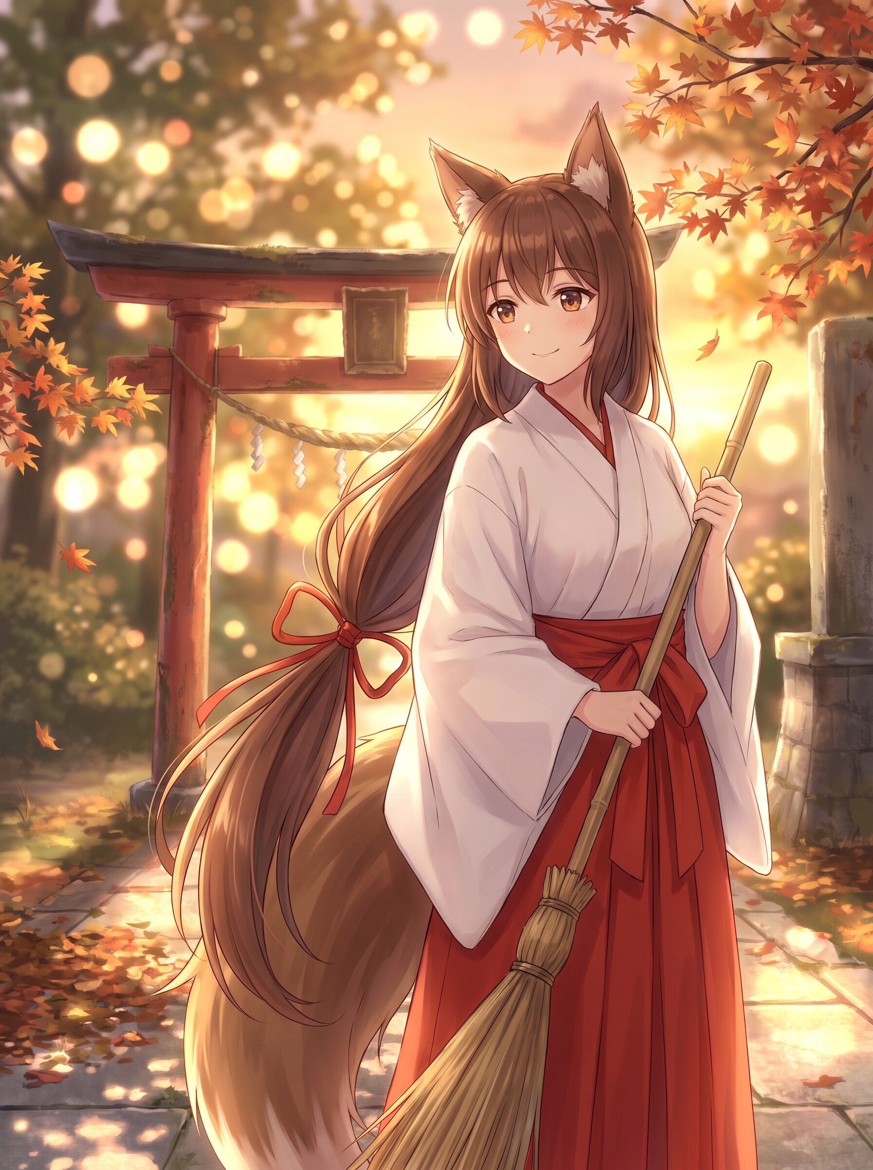 狐の巫女さま