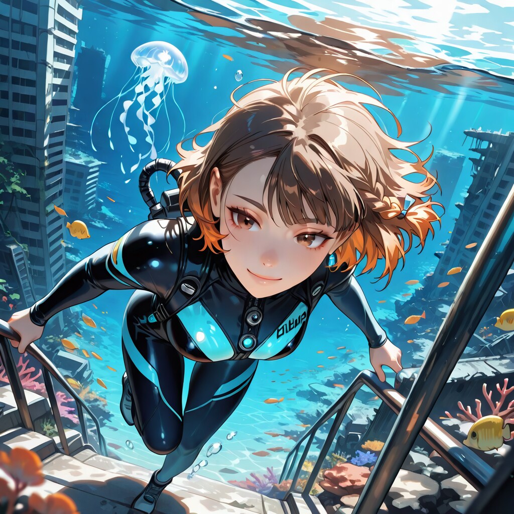未来世界のダイビング
