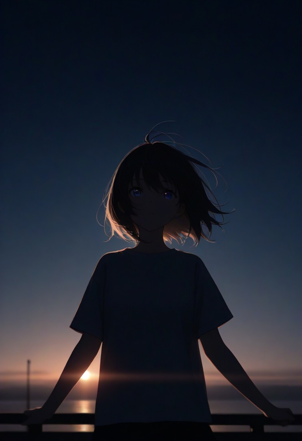 ポートレート(光と影)(cinematic lighting)(6)