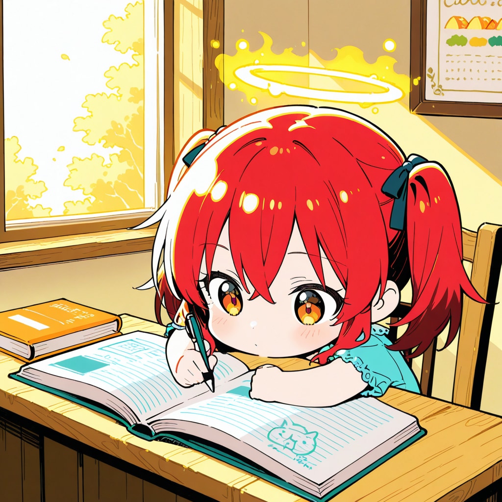 天使ちゃんのお勉強