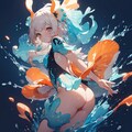 ウミウシ娘・橙色系 4枚目