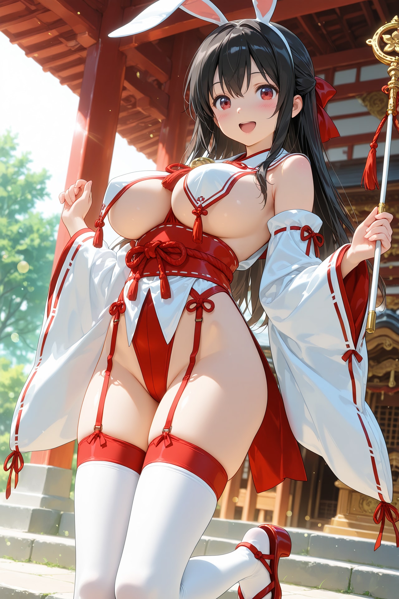 巫女バニーちゃん