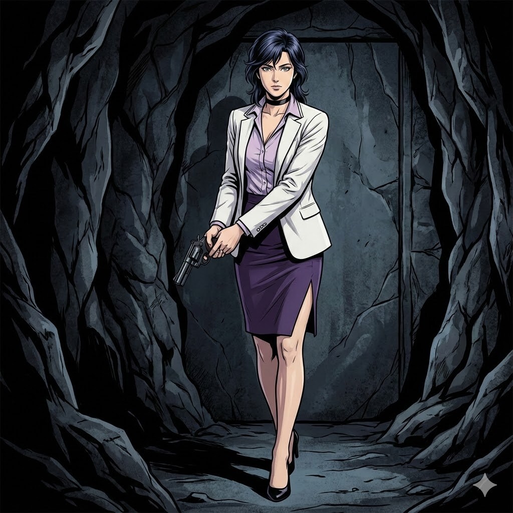 女捜査官、敵アジトに潜入