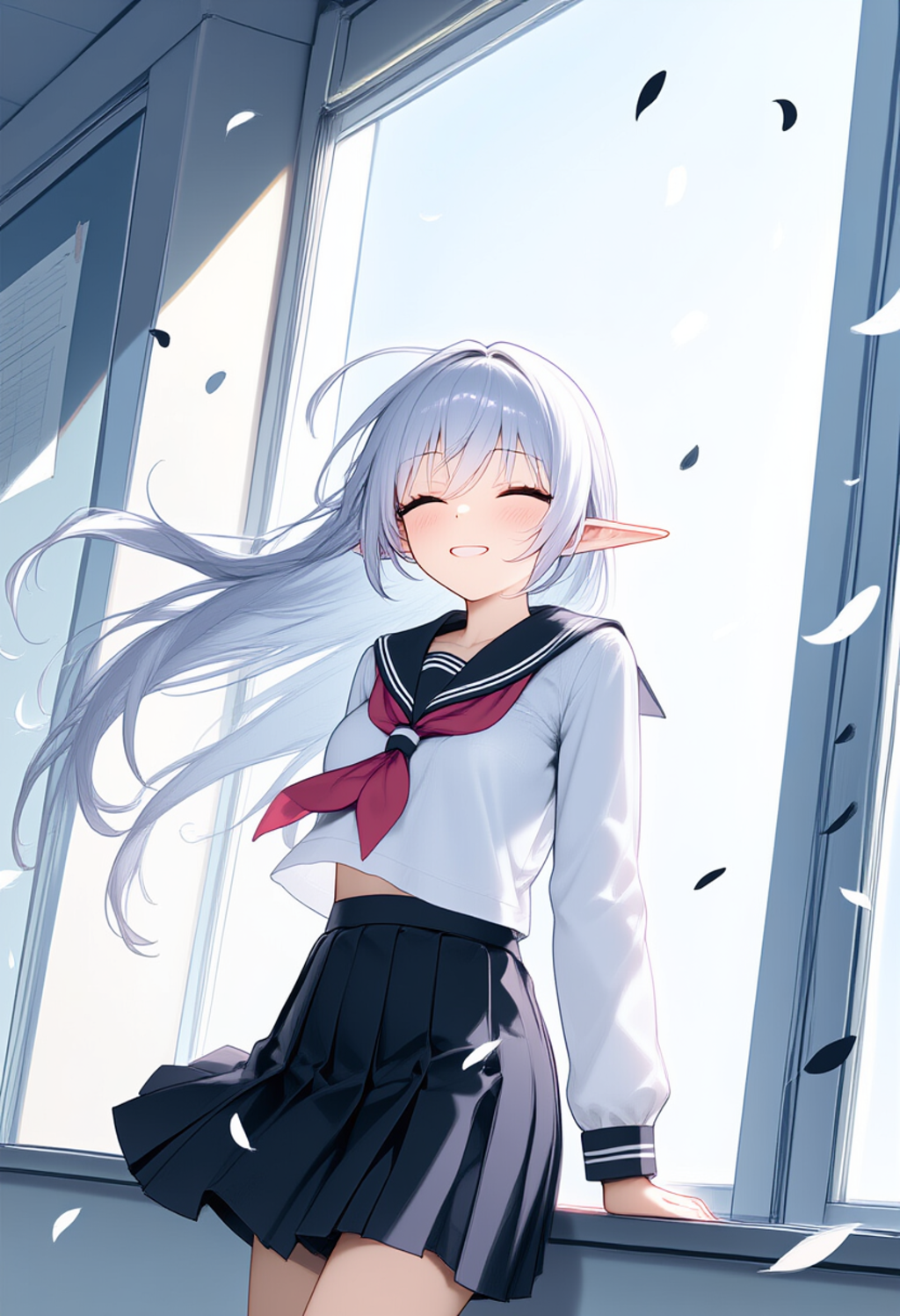 セーラー服のエルフさん