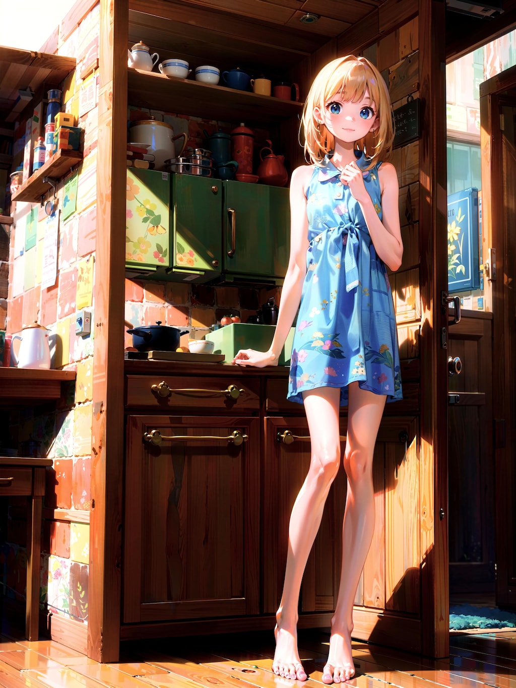 痩せぎすの女の子