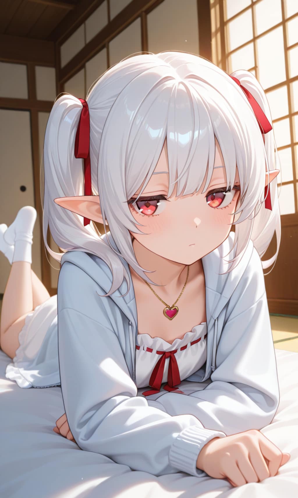 ジト目のシロネさん
