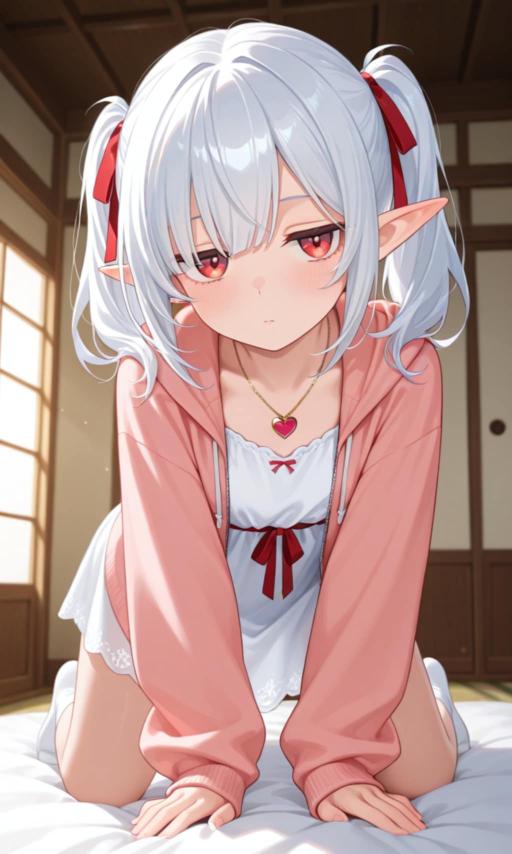 ジト目のシロネさん