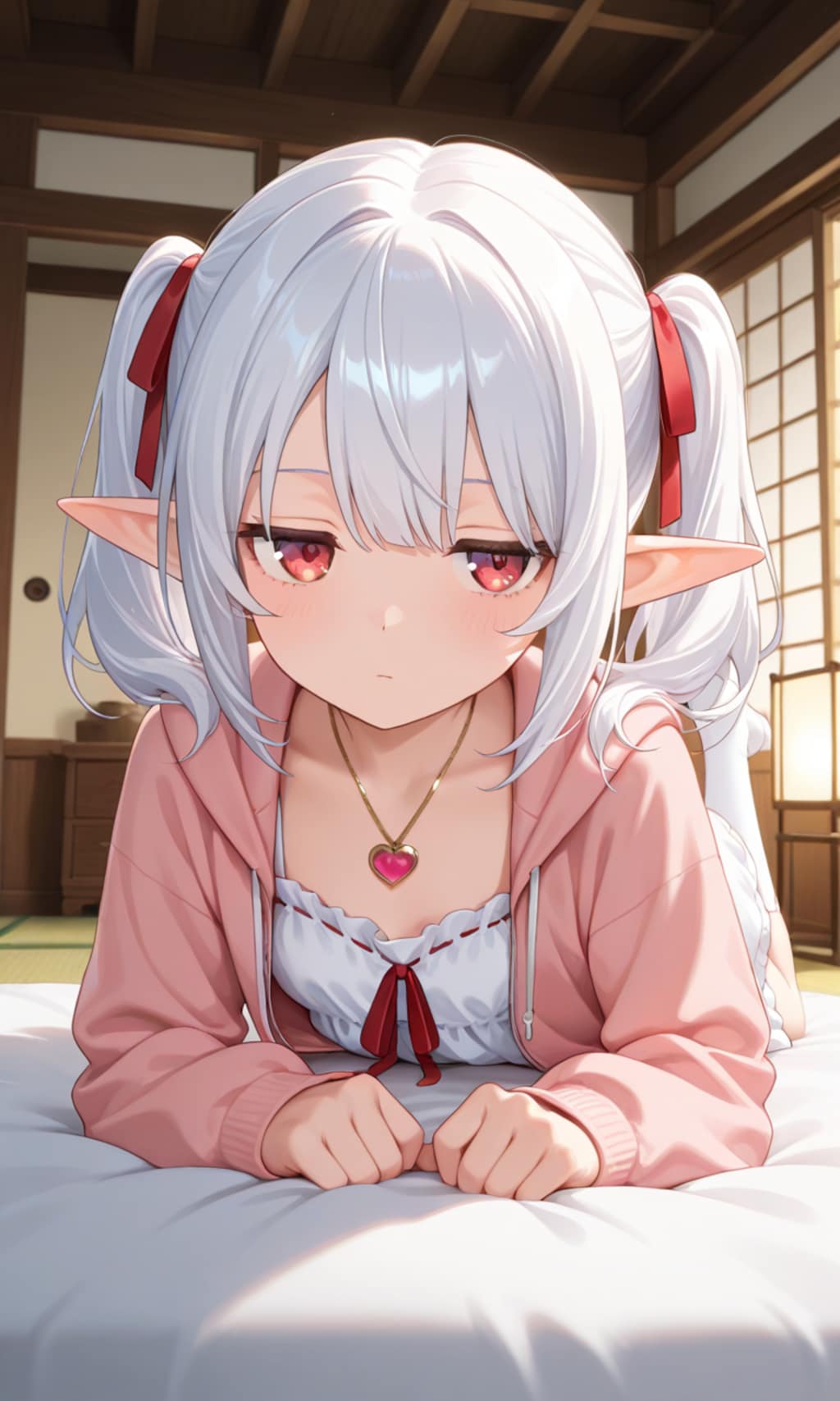 ジト目のシロネさん