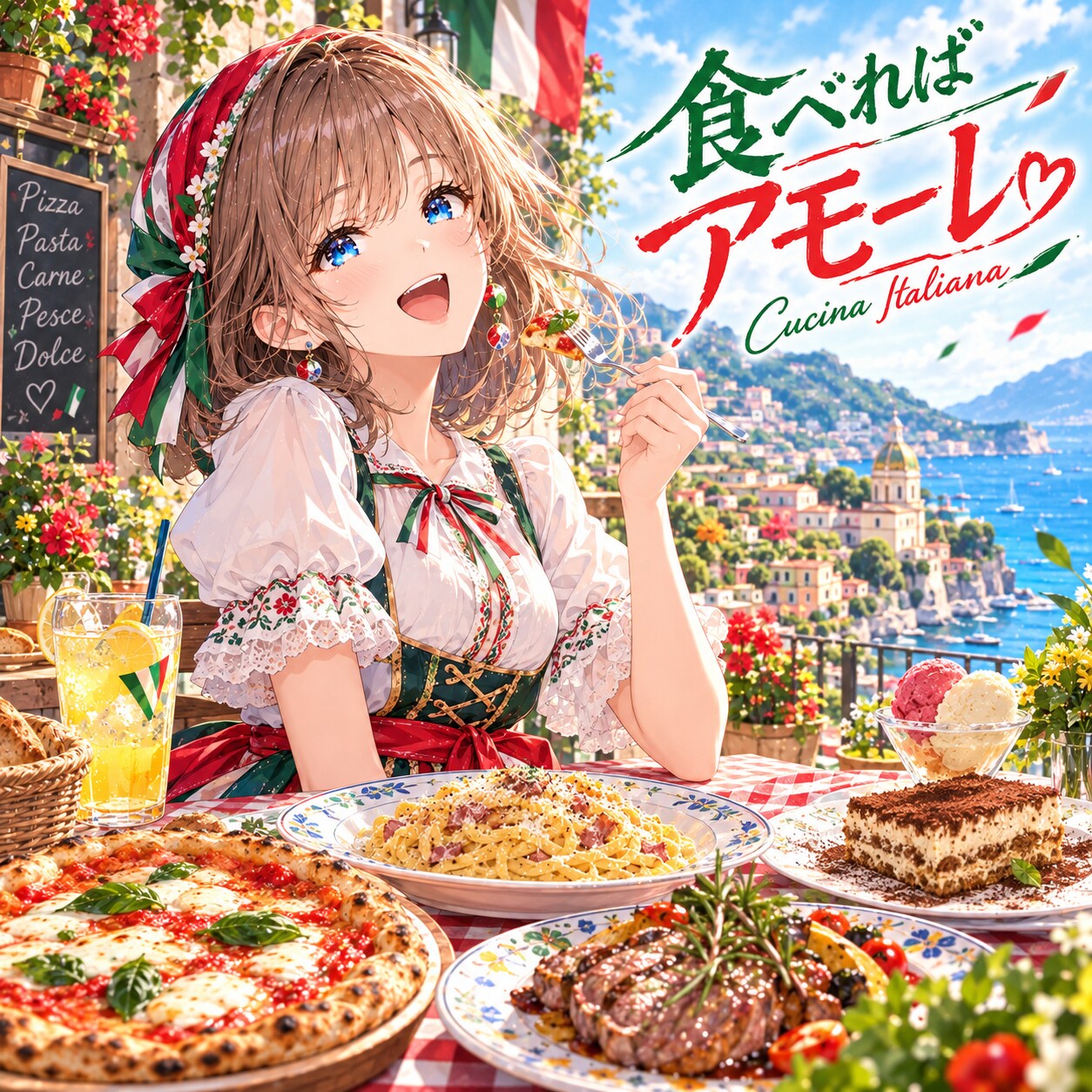 イタリア料理の日 | の人気AIイラスト・グラビア