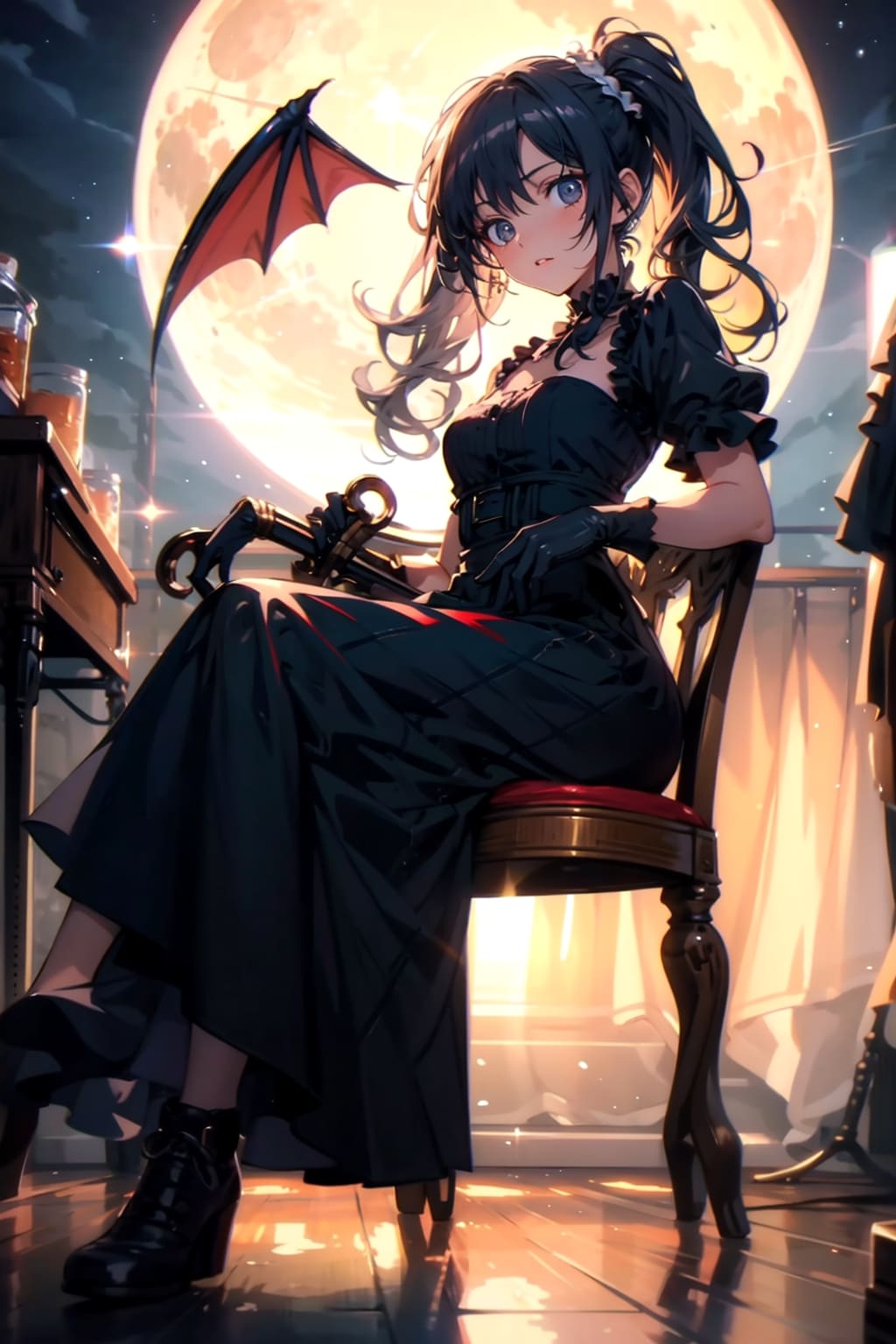 満月の夜に