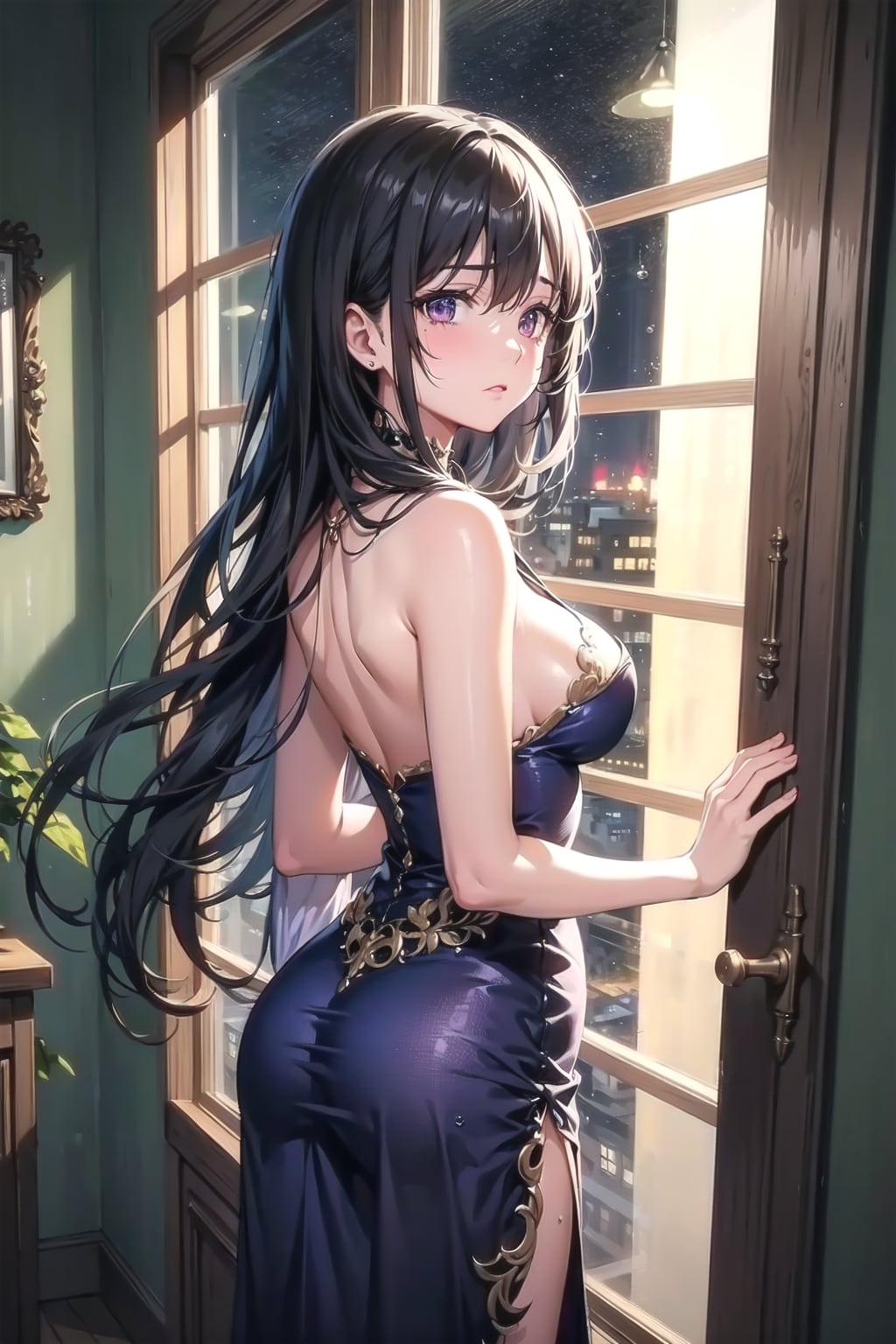 夜景と君と