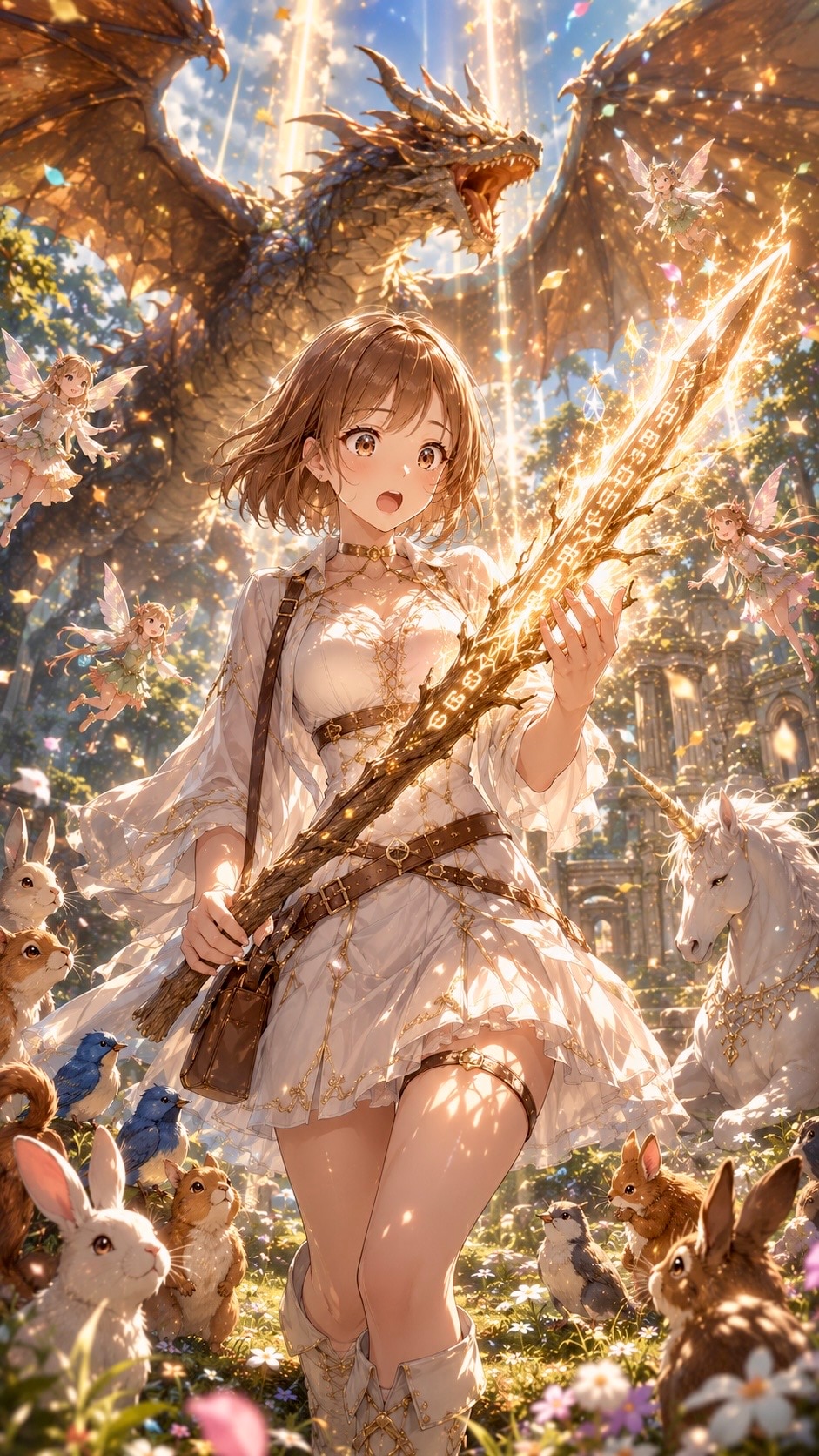 木の枝を拾ったら伝説の聖剣だった