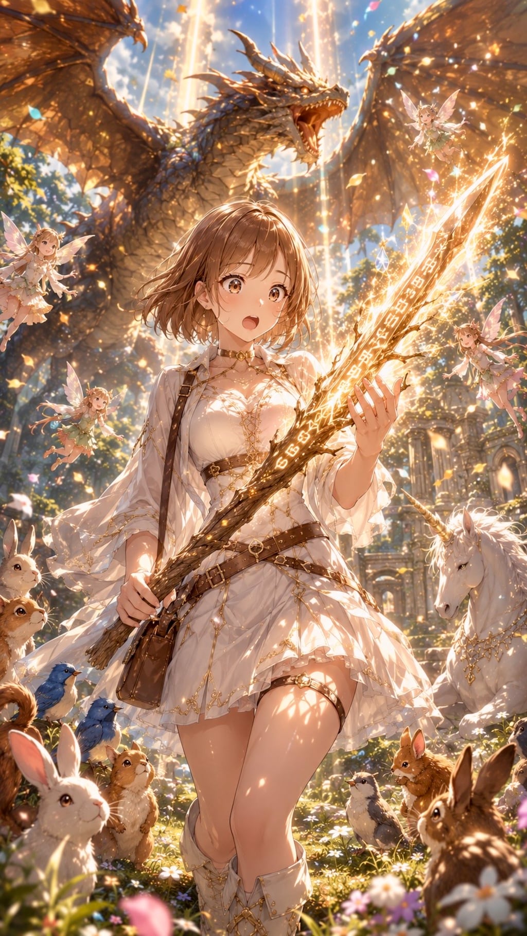 木の枝を拾ったら伝説の聖剣だった