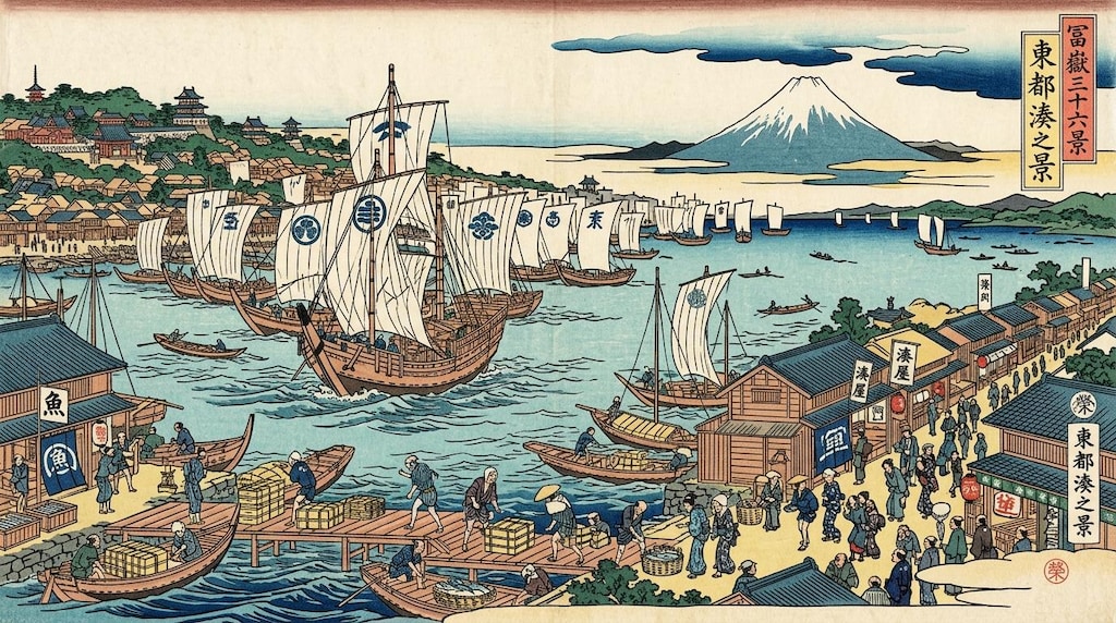 江戸の港