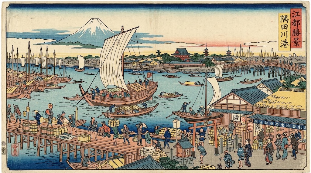 江戸の港