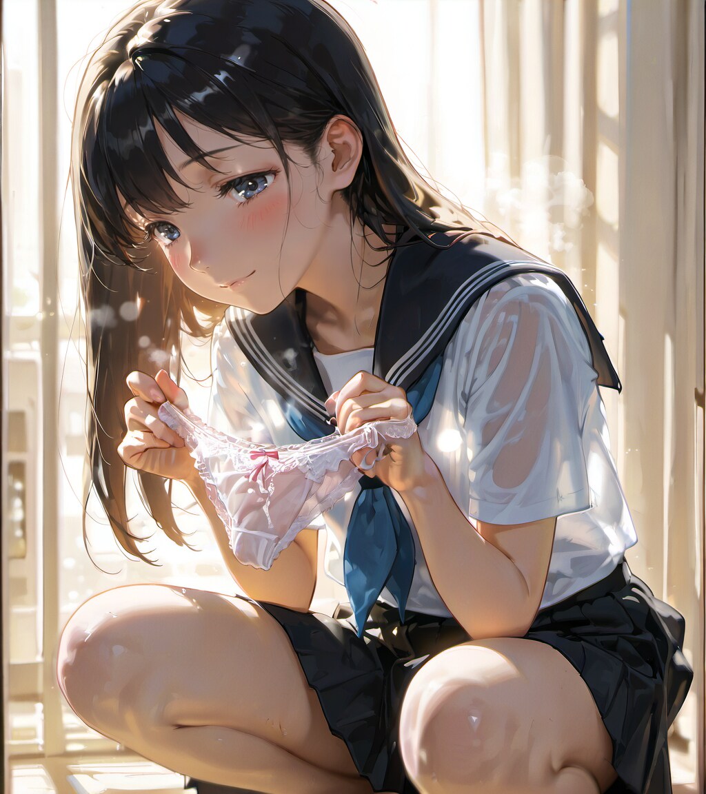 下着売りの少女