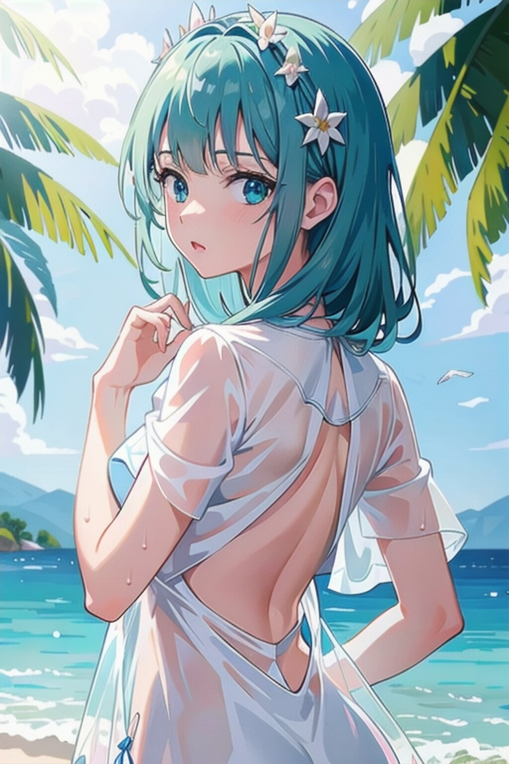 透明ドレス