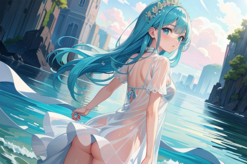 透明ドレス