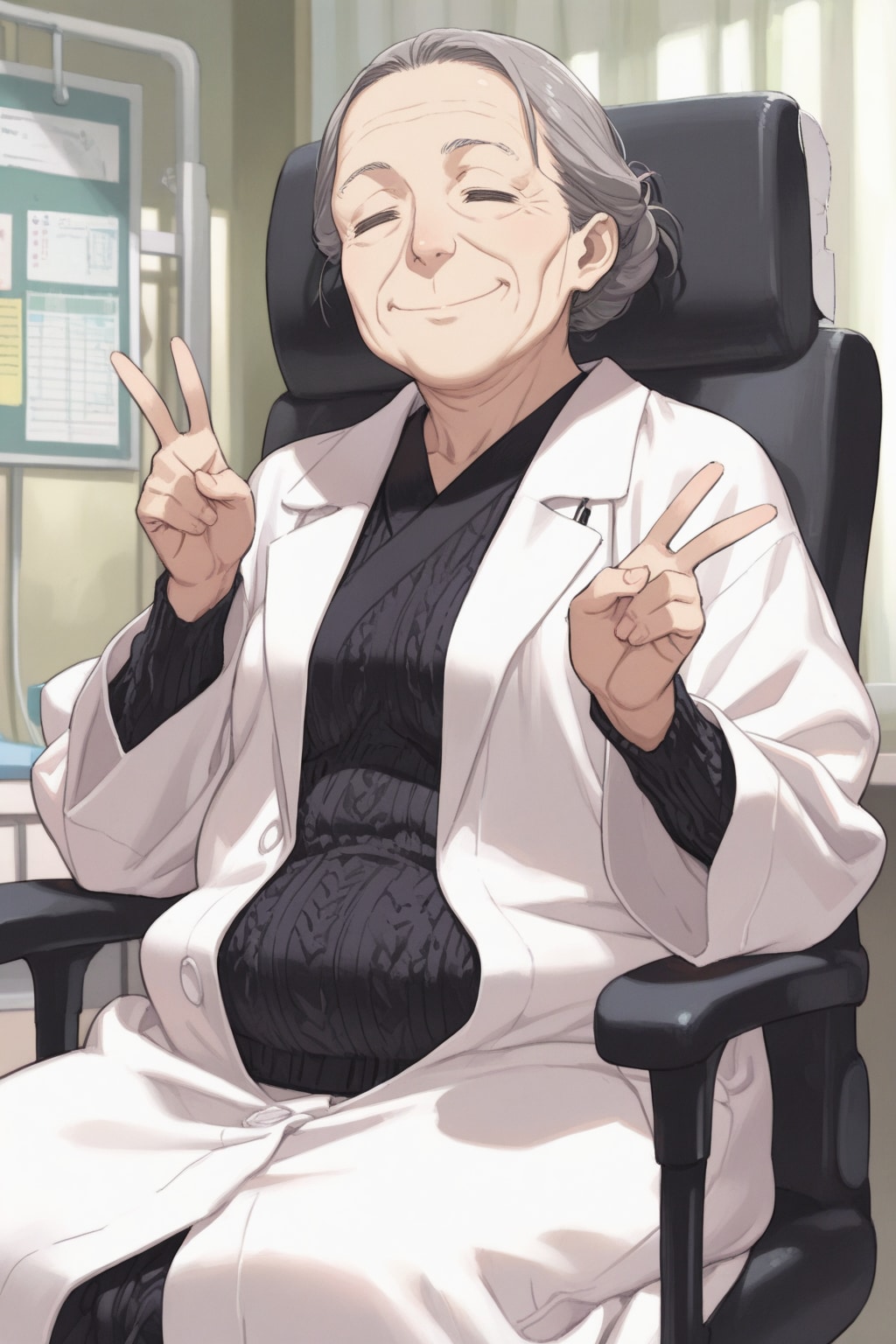 ←理想の保健室の先生　現実の保健室の先生→