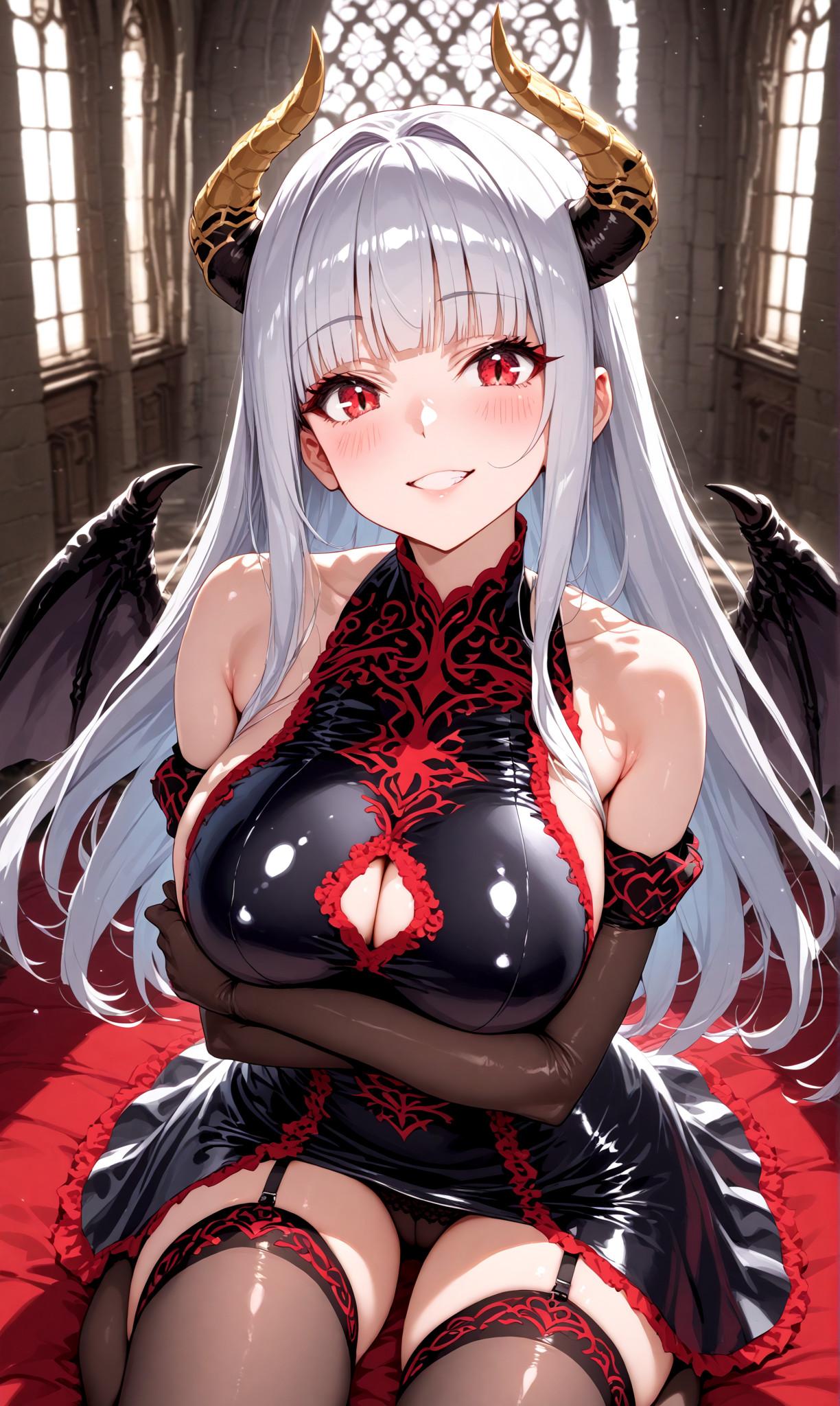 サキュバスガール・ロングヘア9