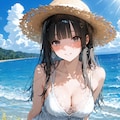 夏の少女 2枚目