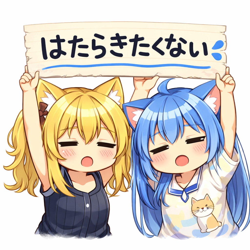 投稿企画[はたらきたくない２]の質問受付の場所みたいな感じー | の人気AIイラスト・グラビア