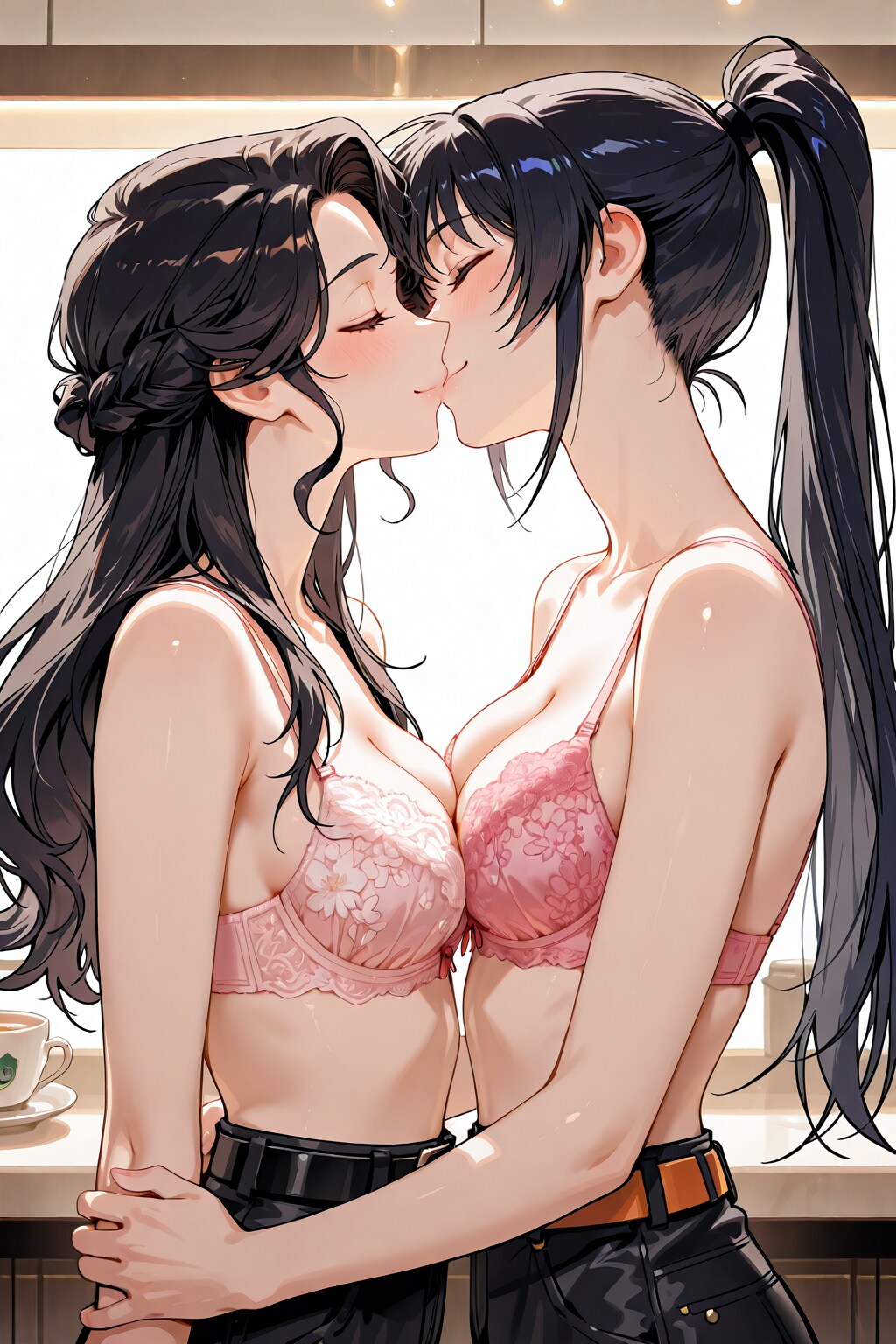かっこかわいい韓国ヒロイン李瑞雅（イ・ソア）とかっこかわいい中国ヒロイン龍冠麗（ロン・グァンリー）の百合キス