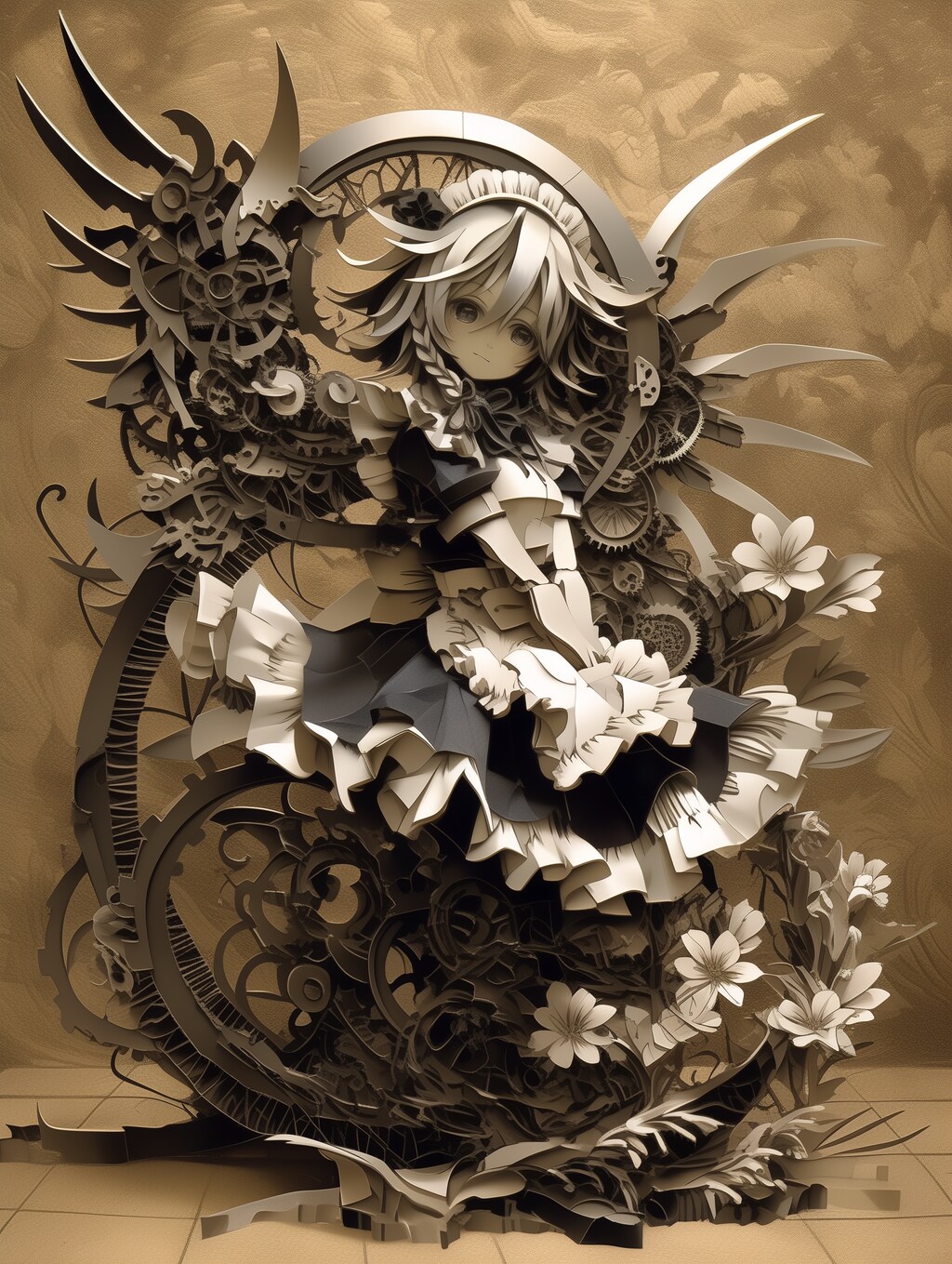 機械仕掛けのメイドさん