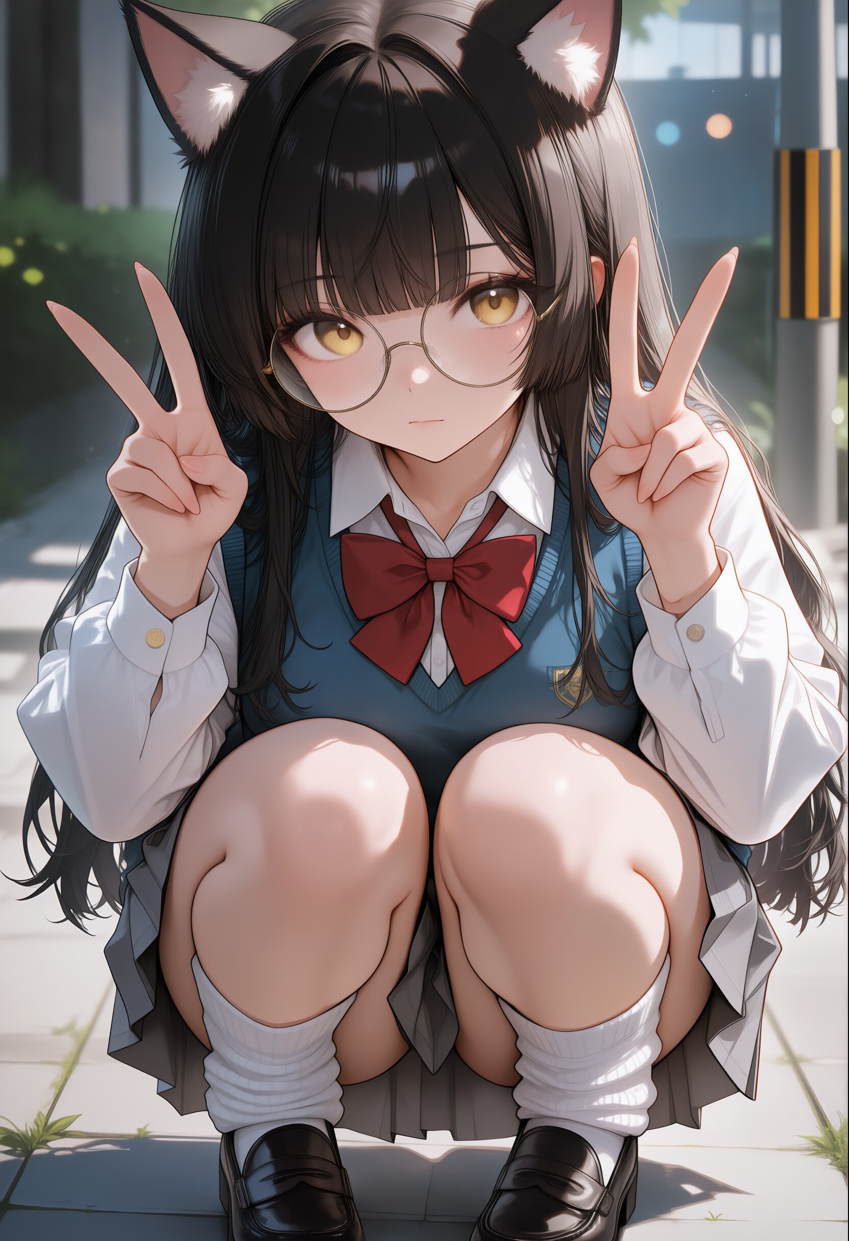 にゃーん、おまたせ