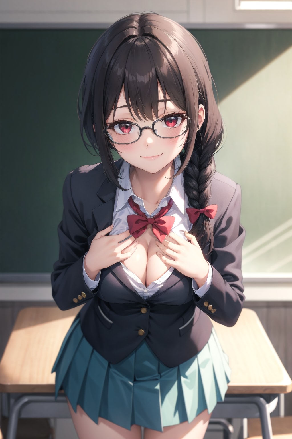 「先生、この谷間に見覚えはありませんかぁ～？」