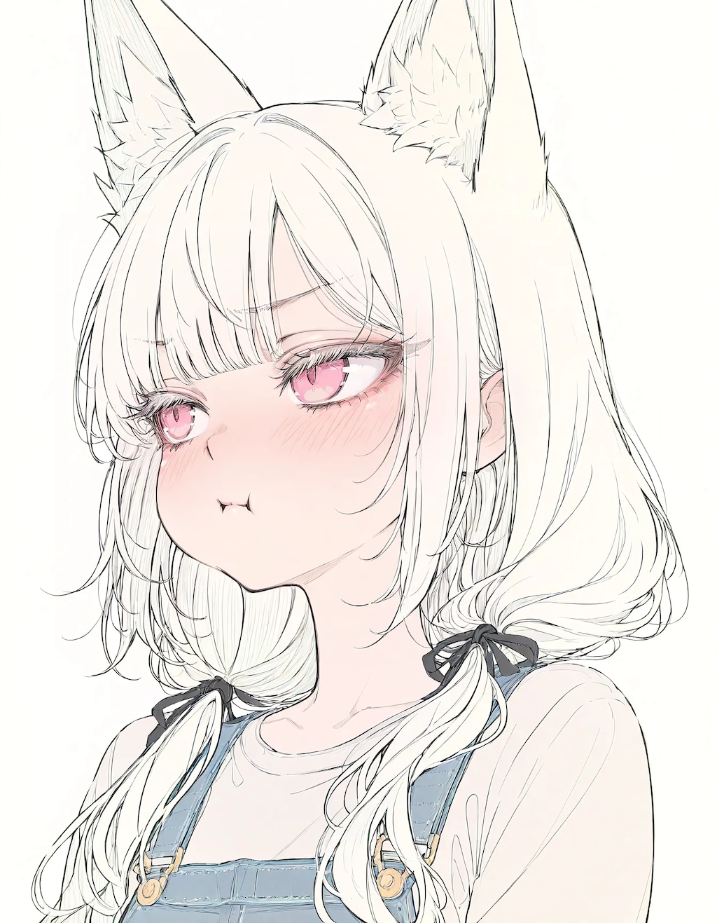 Pouting Kitsune Cub