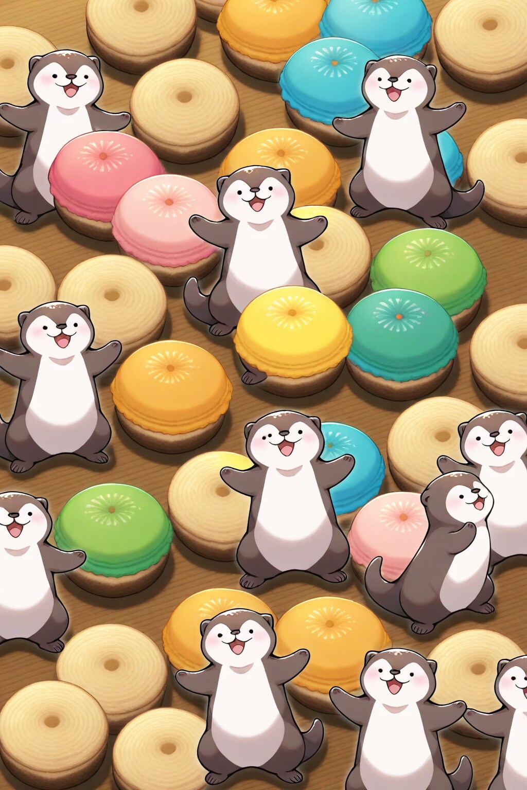 【動物】カワウソ✕ドーナツ