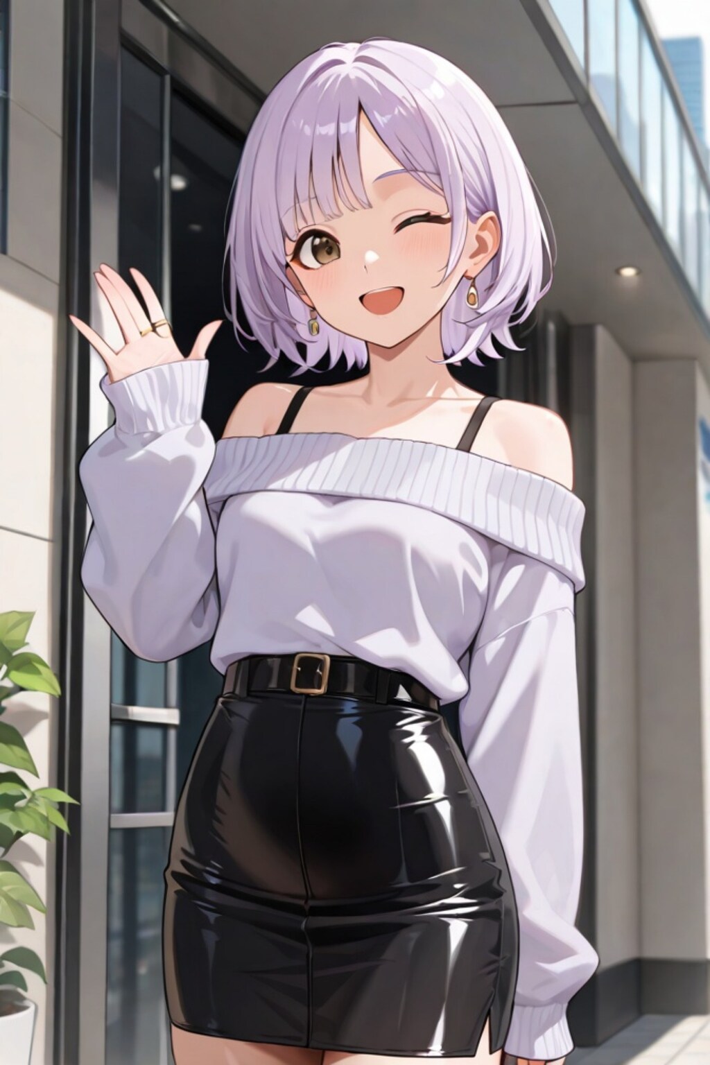 紫髪ちゃん