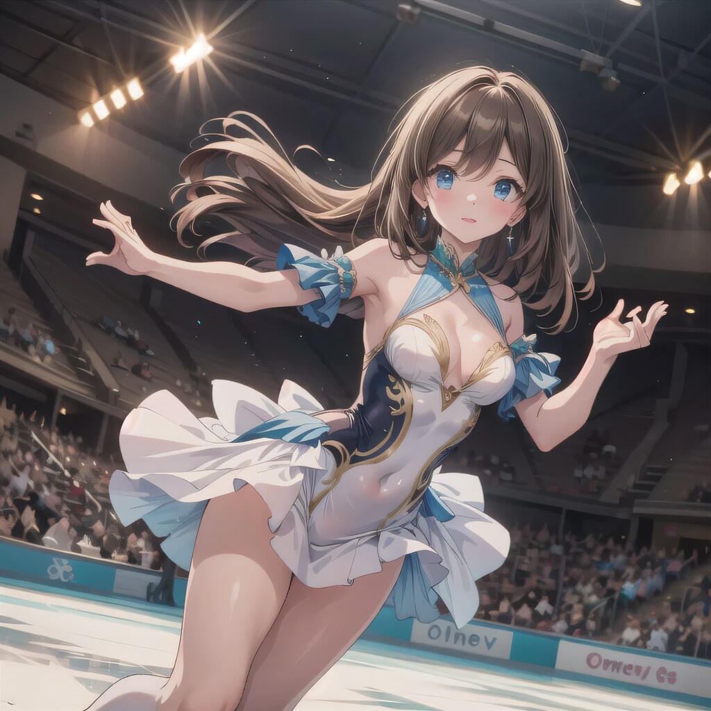 黒髪ロングでフィギュアの少女２１