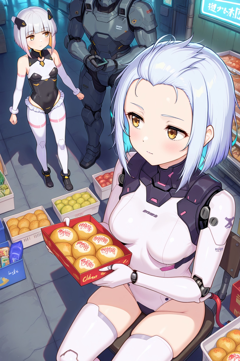 スーパーの義体さん