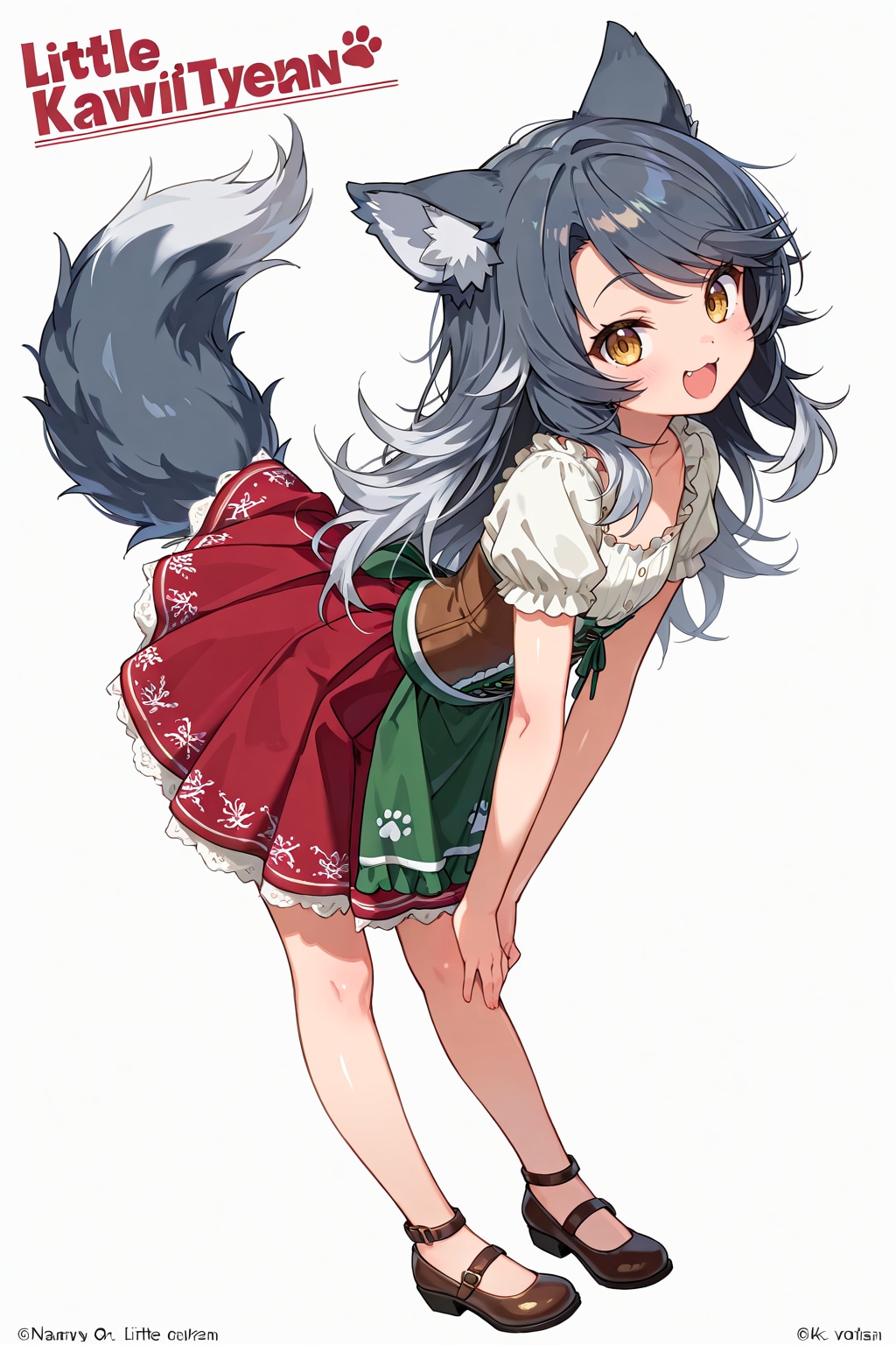 イタリア・南チロル民族衣装・イタリアオオカミ